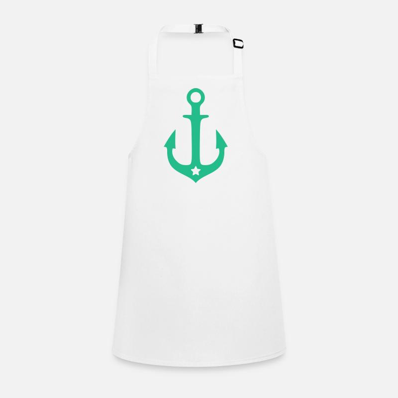 Anchor logo with star accent Children's Apron
