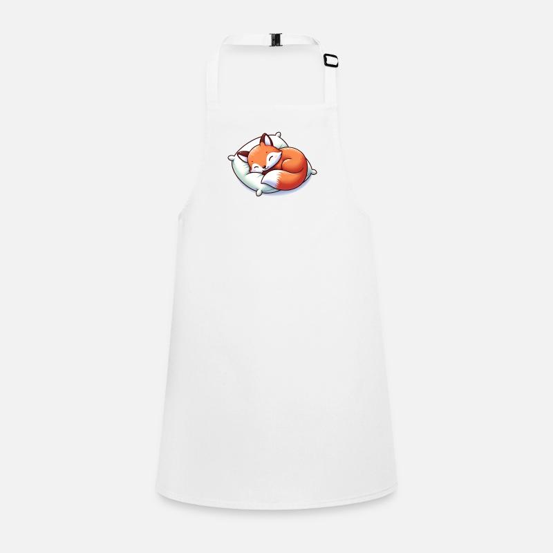 Sleeping Baby Fox Children's Apron