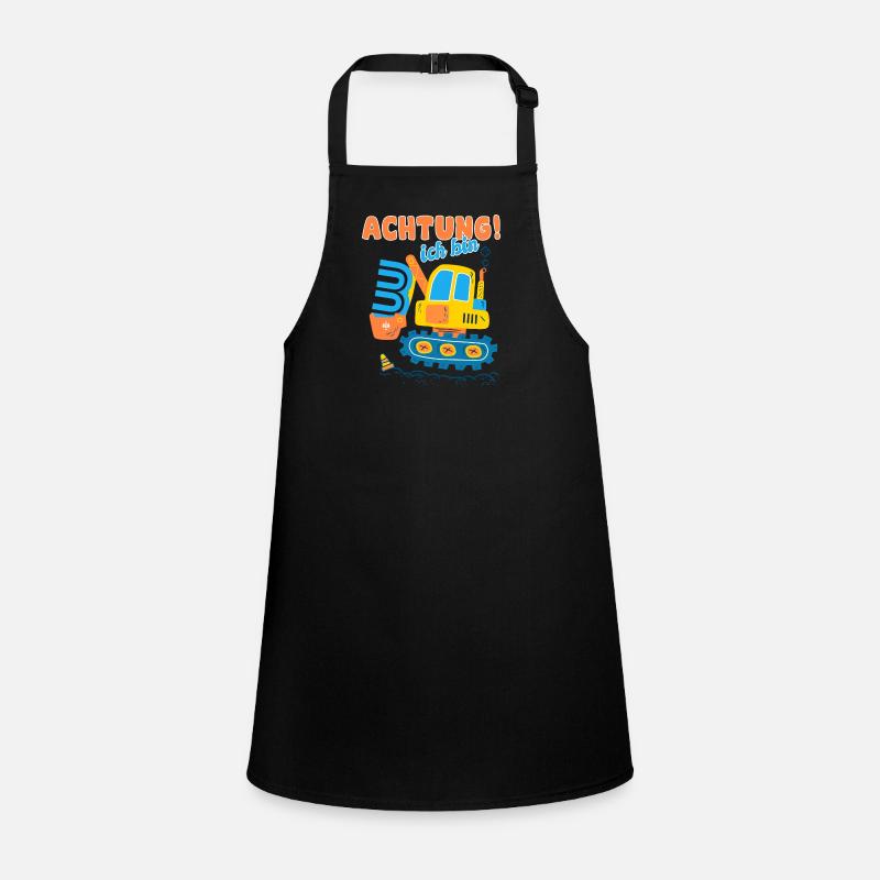Ich bin 3 Geburtstag des Baggers, Geschenk 3 Schürze für Kinder