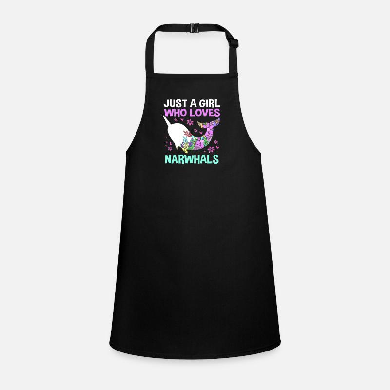 Narwhal Children's Apron