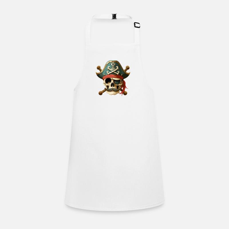 Capitaine pirate Skull & Bones Tablier Enfant