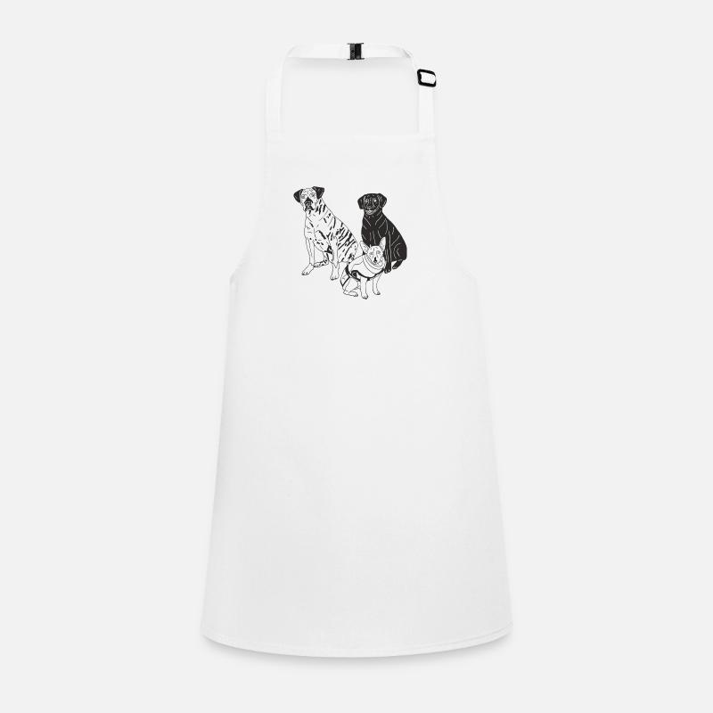 Hunde Schürze für Kinder