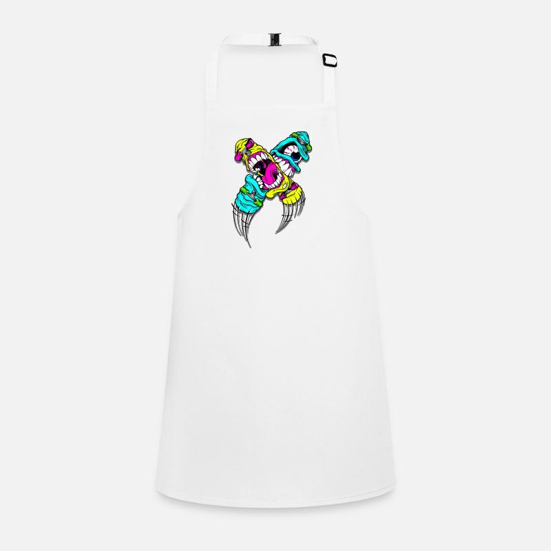 Skateboard Monsters Schürze für Kinder