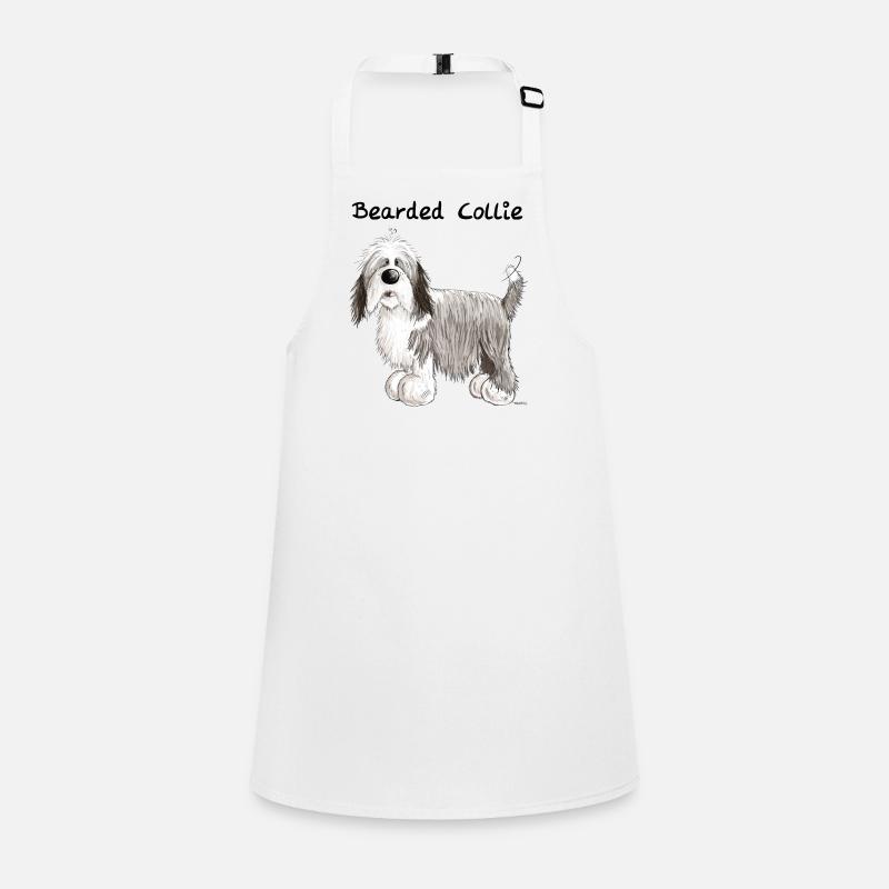 Happy Bearded Collie Children's Apron