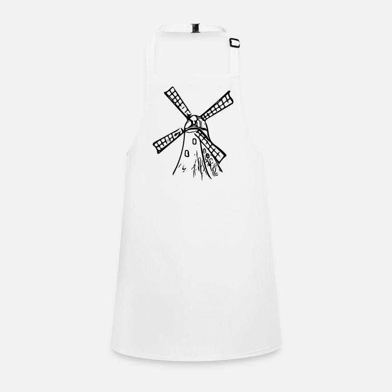 Classic Vintage Windmill Children's Apron