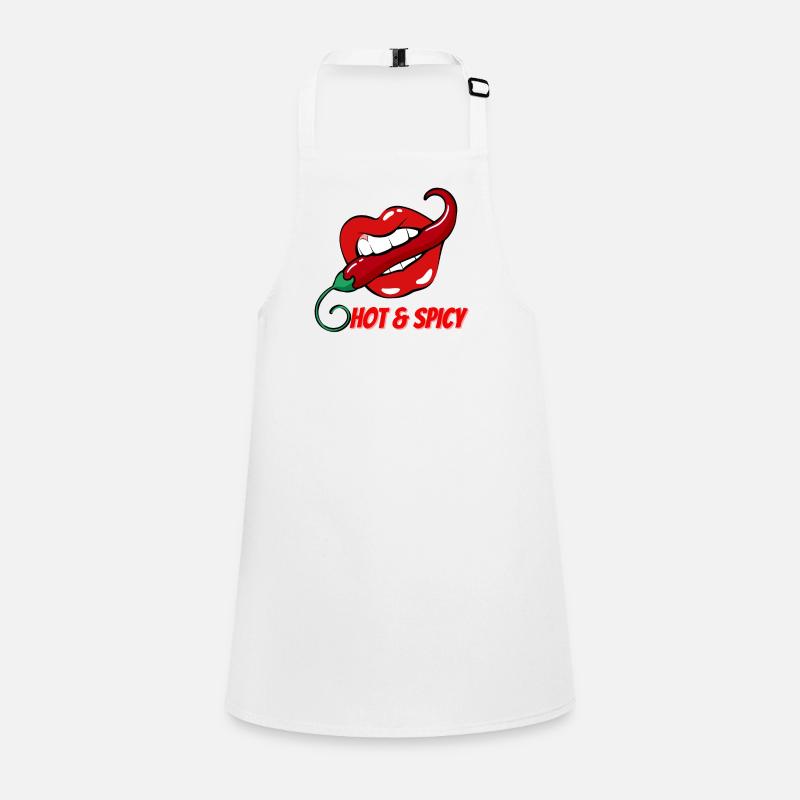 Hot & Spicy Chilli Pepper in Red Lips Children's Apron