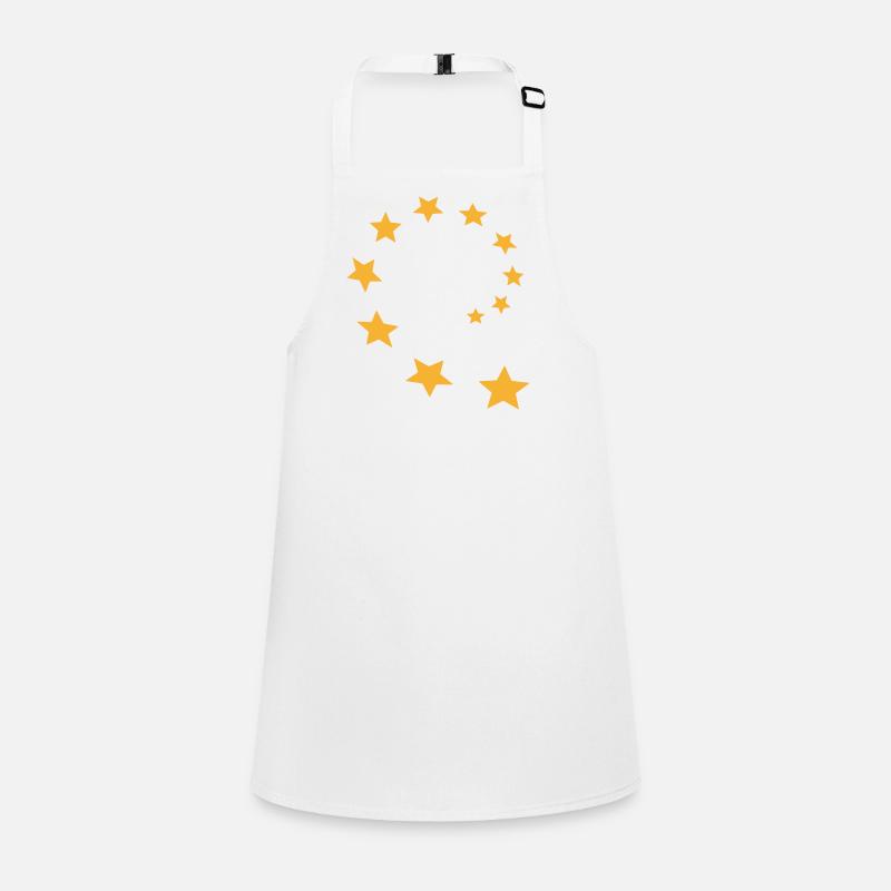 Star circle deformed 2 Children's Apron