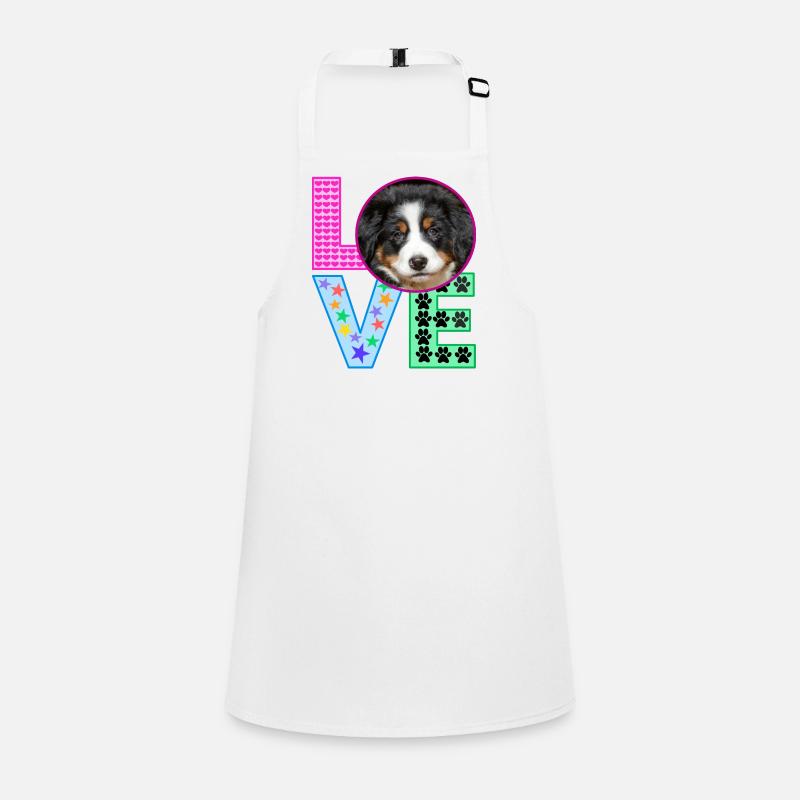 Amour Chiens Chien Amour Tablier Enfant