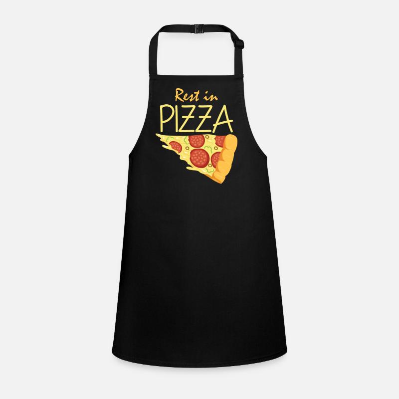 Rest in Pizza Schürze für Kinder