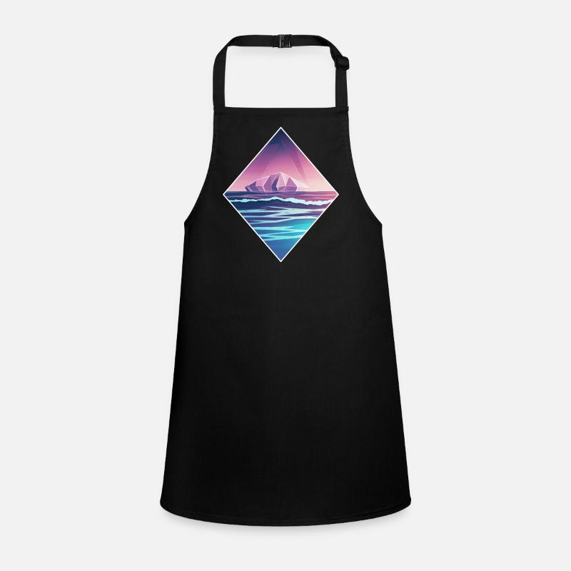 Ocean Vaporwave Children's Apron