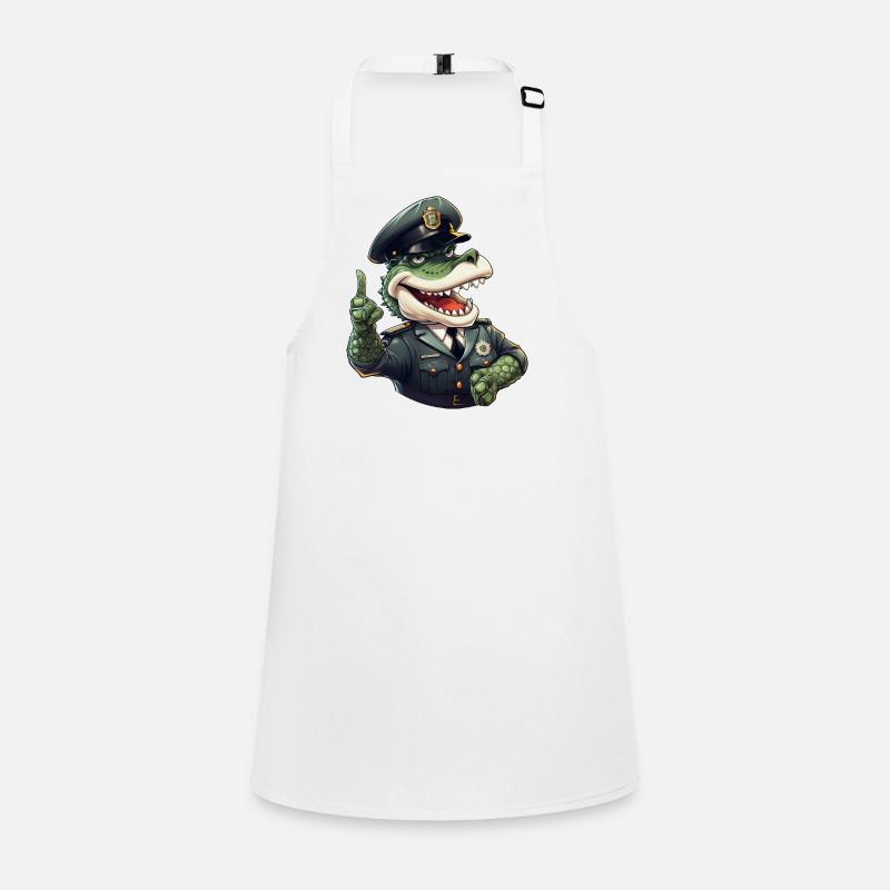 Crocodile Policeman Children's Apron