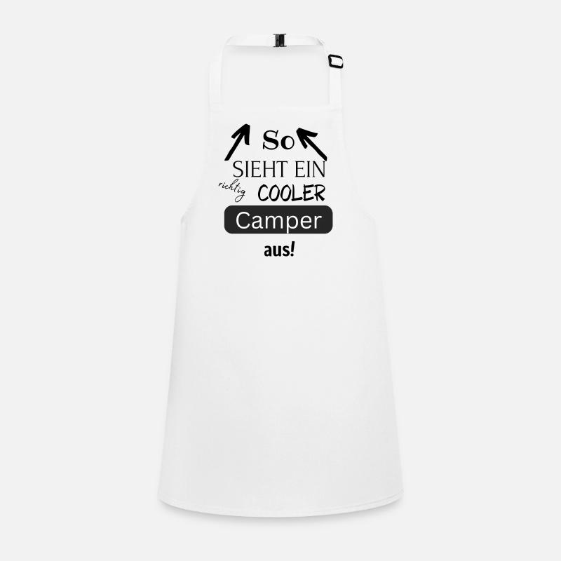 So sieht ein cooler Camper aus Schürze für Kinder