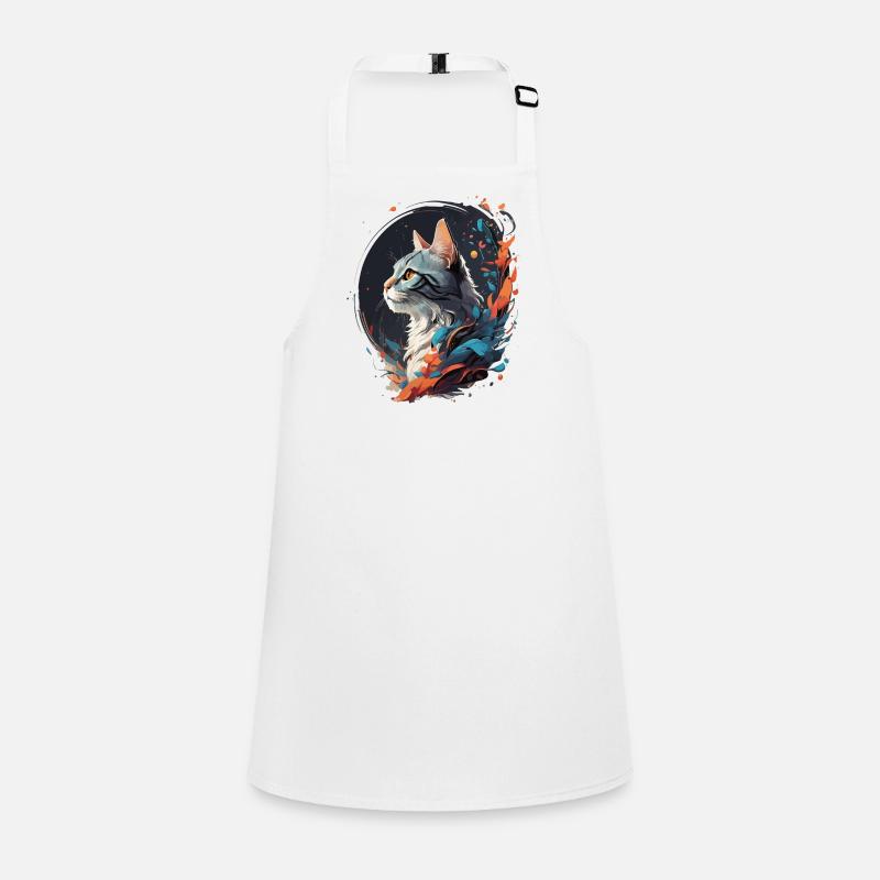 Chat coloré Tablier Enfant