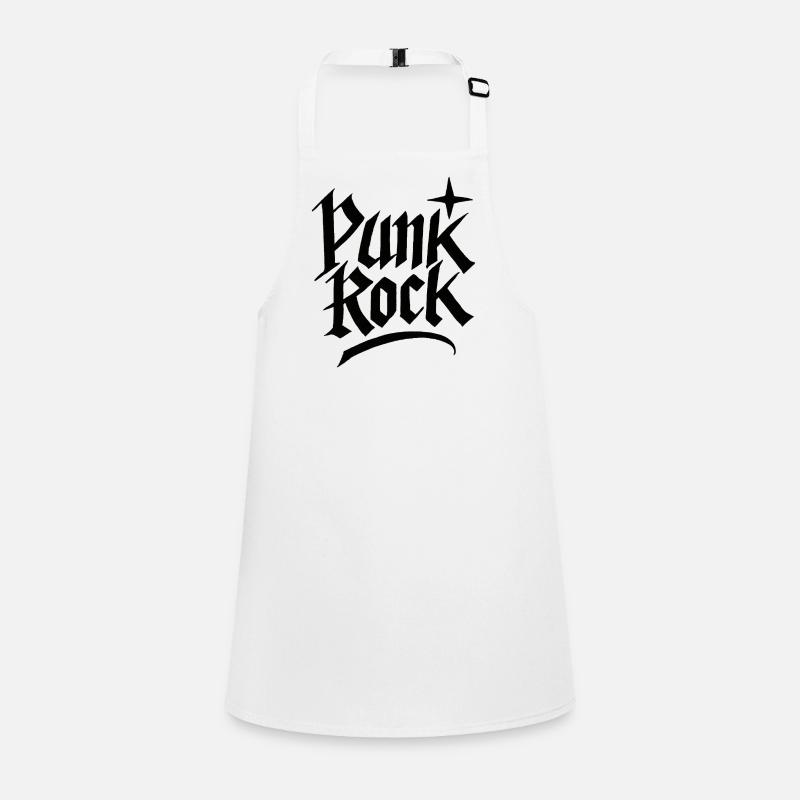 Lettrage gothique punk rock Tablier Enfant