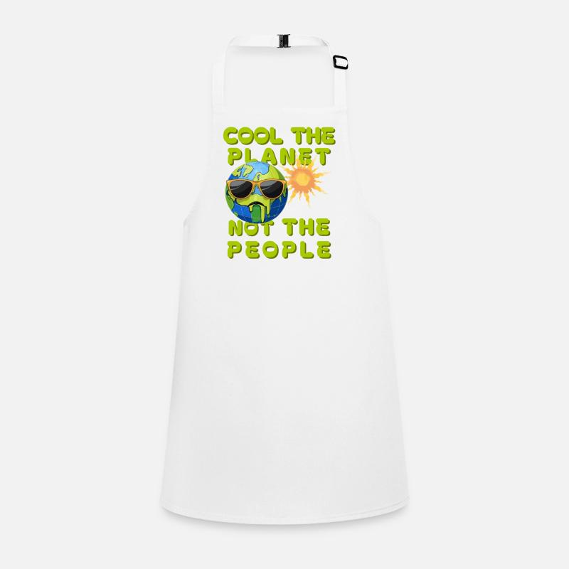 Cool the planet, not the people Climate Children's Apron