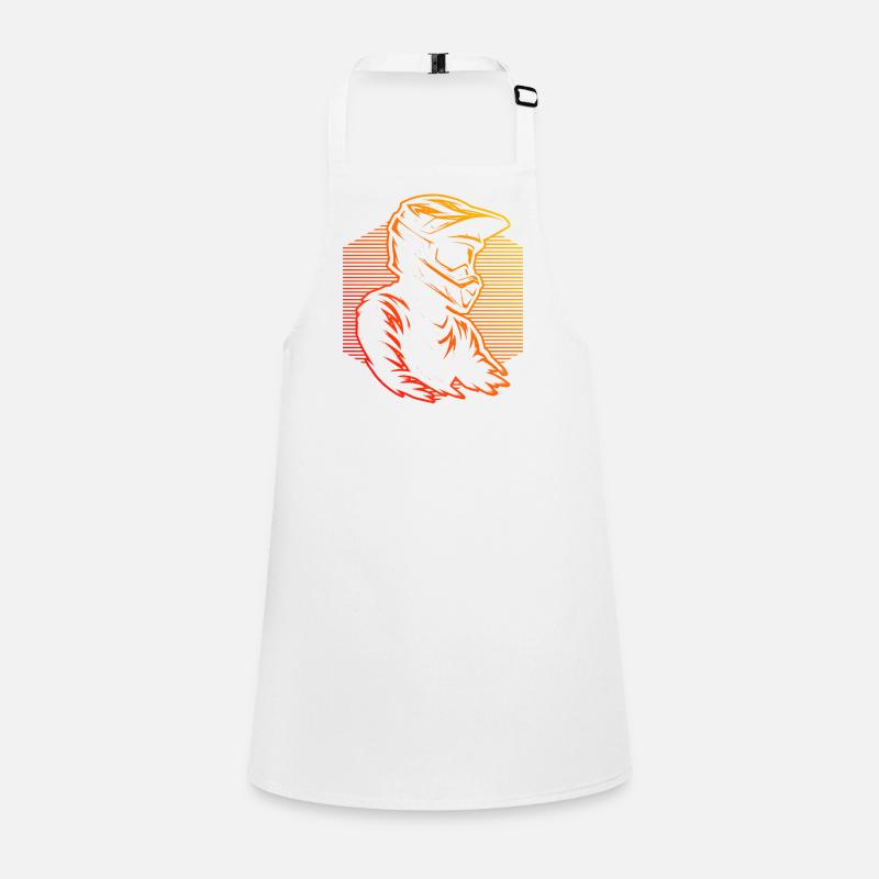 Motocross motif with recognition value Children's Apron