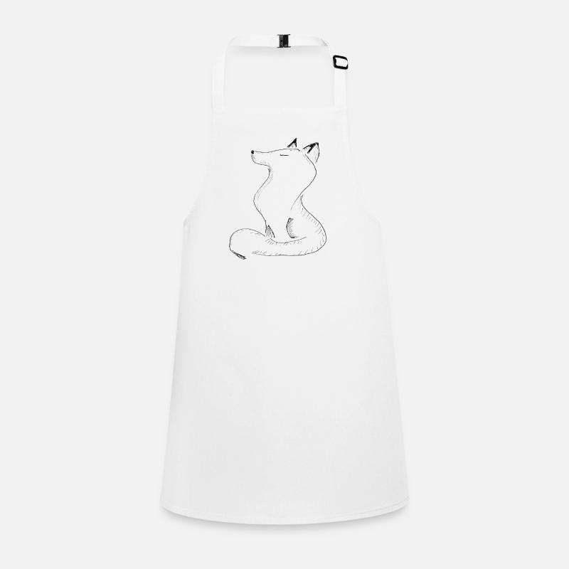 Sketchwolf Silhouette Children's Apron
