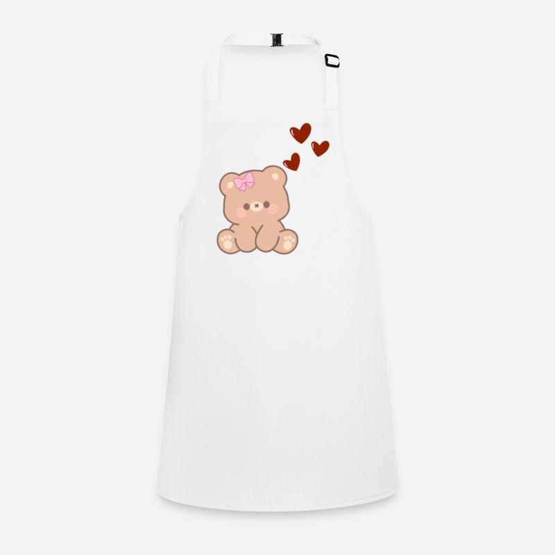Petit ours amoureux Tablier Enfant