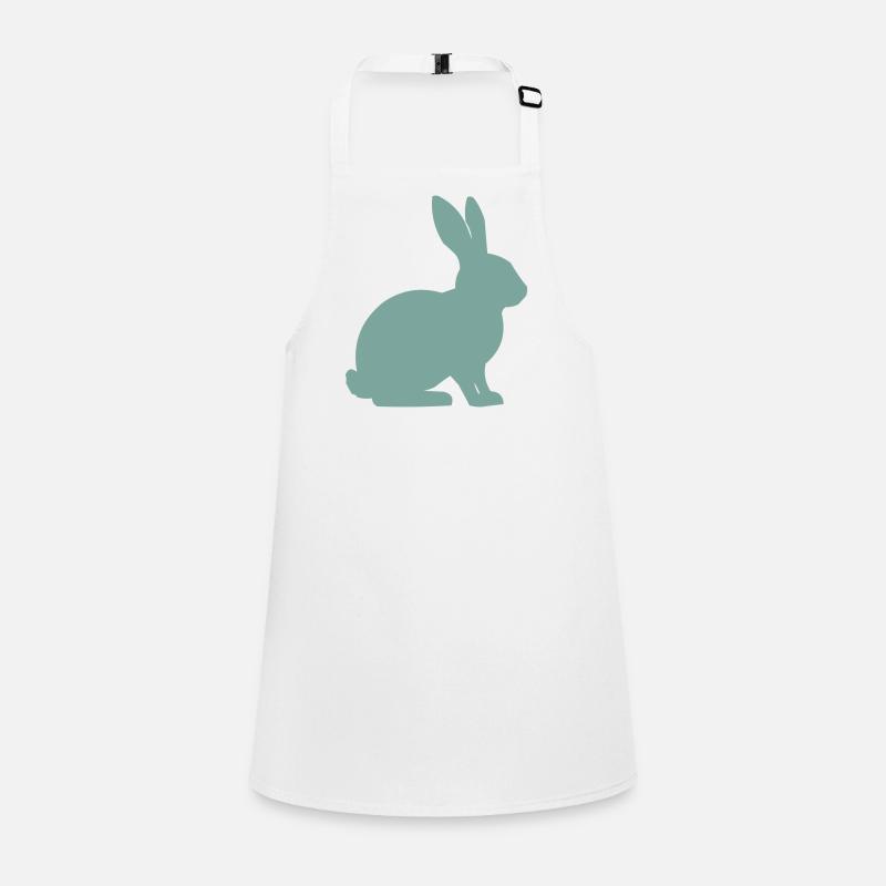 Silhouette de lapin Tablier Enfant