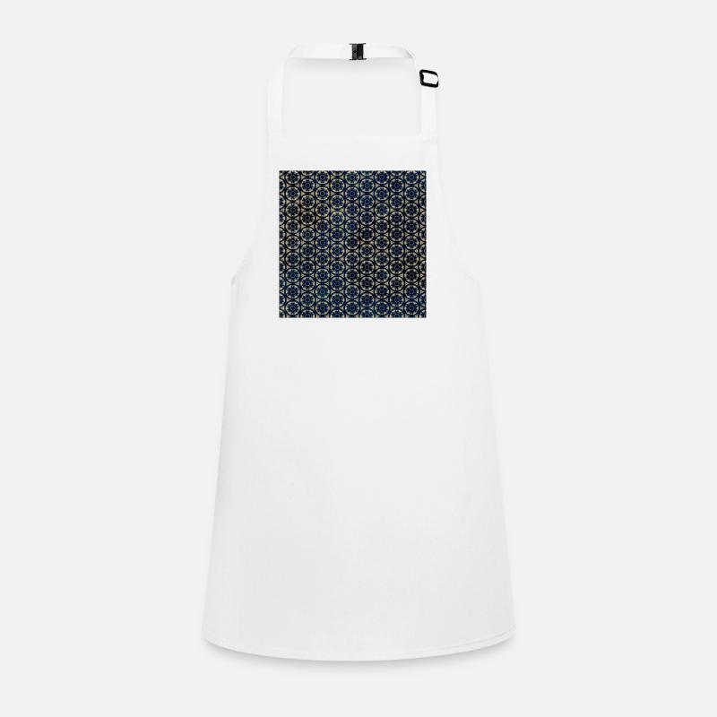 Gold Geo Tie Dye Pattern Children's Apron
