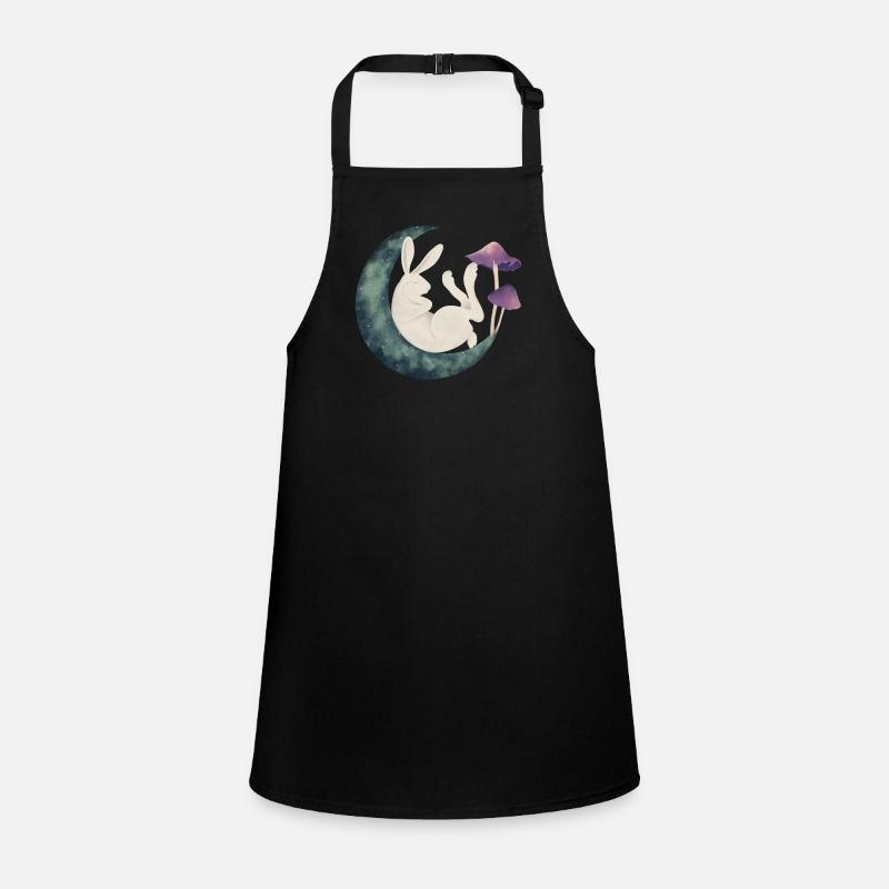 Rabbit on the moon Children's Apron