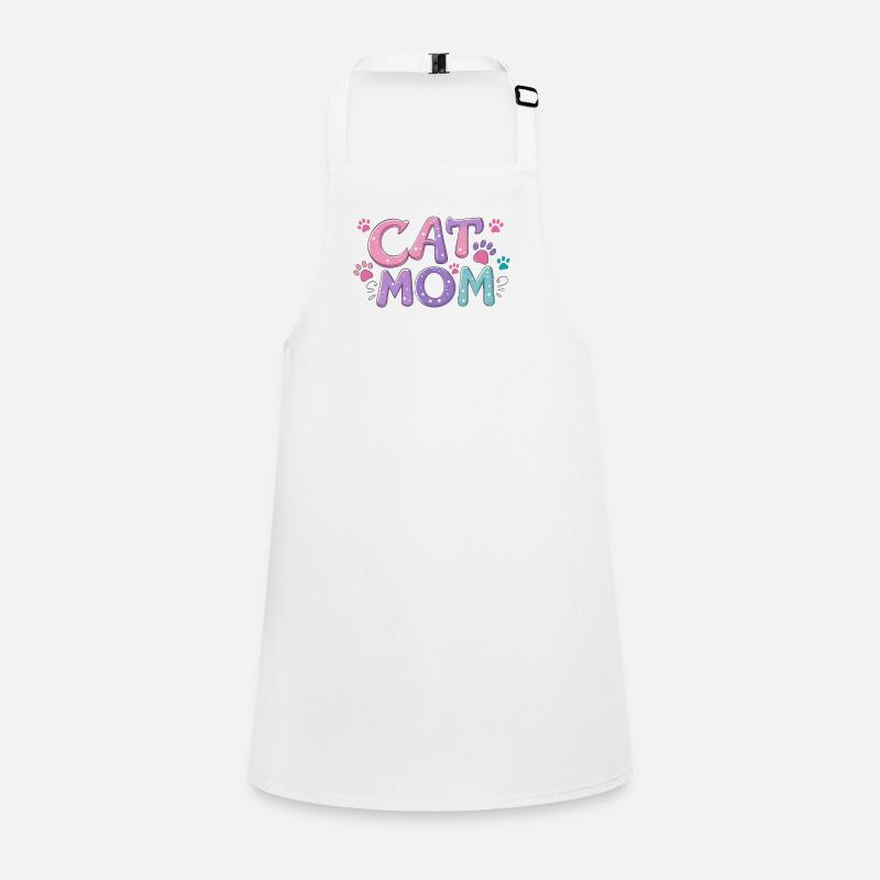 Cat Mom Schürze für Kinder