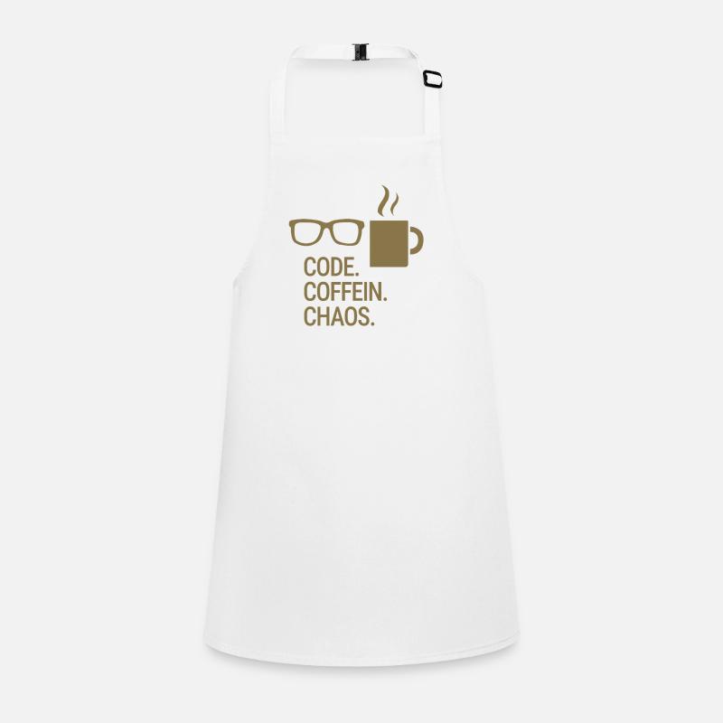Code. Coffein. Chaos. Children's Apron