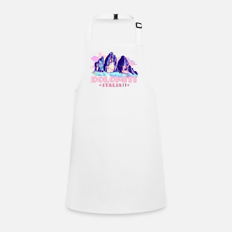 Dolomiti Italia Dolomites Three Peaks souvenir Children's Apron