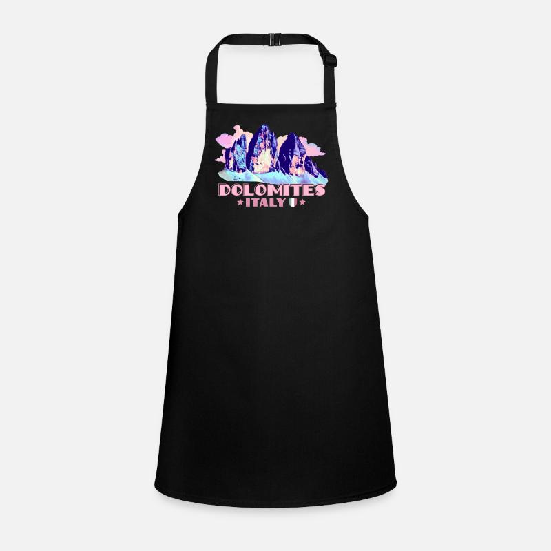 Dolomites Dolomites Souvenirs Hiking Three Peaks Children's Apron