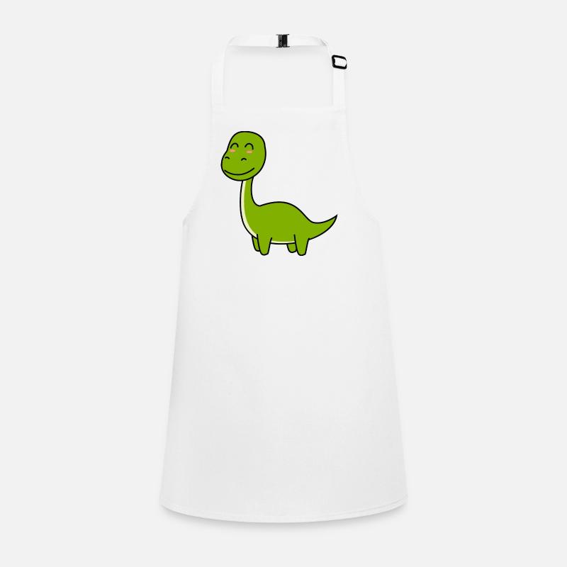 Dinosaur brontosaurus comic Children's Apron