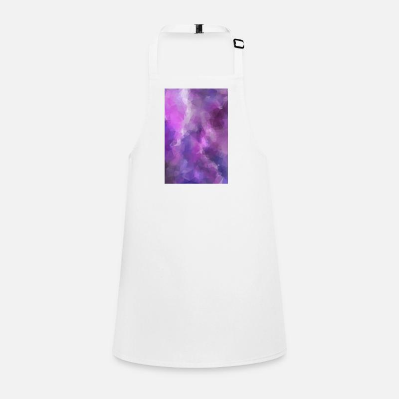 Low Poly triangulated Galaxy Schürze für Kinder