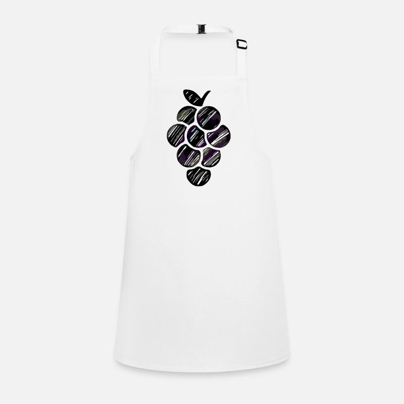 illustrierte Trauben Children's Apron