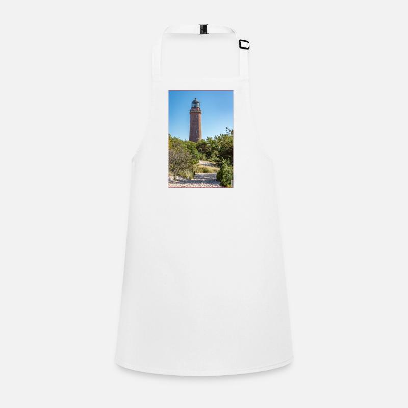 Phare Darsser Localité Mer Baltique Plage ouest Tablier Enfant