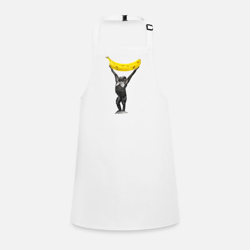 Singe Banane Singe Tablier Enfant
