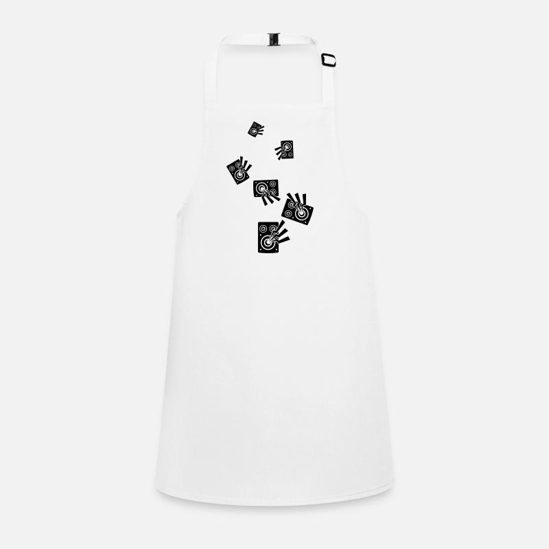 Symbole de musique des haut-parleurs Tablier Enfant
