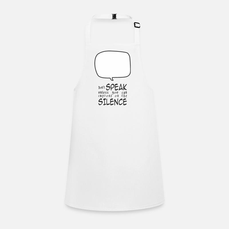 Ne parlez pas Tablier Enfant