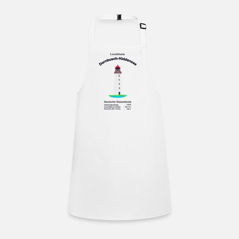 Leuchtturm Dornbusch, Insel Hiddensee, Ostsee Schürze für Kinder