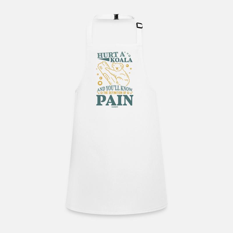 cute koala on a tree trunk Children's Apron