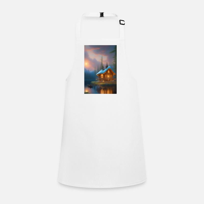 Charming lakeside cabin Children's Apron