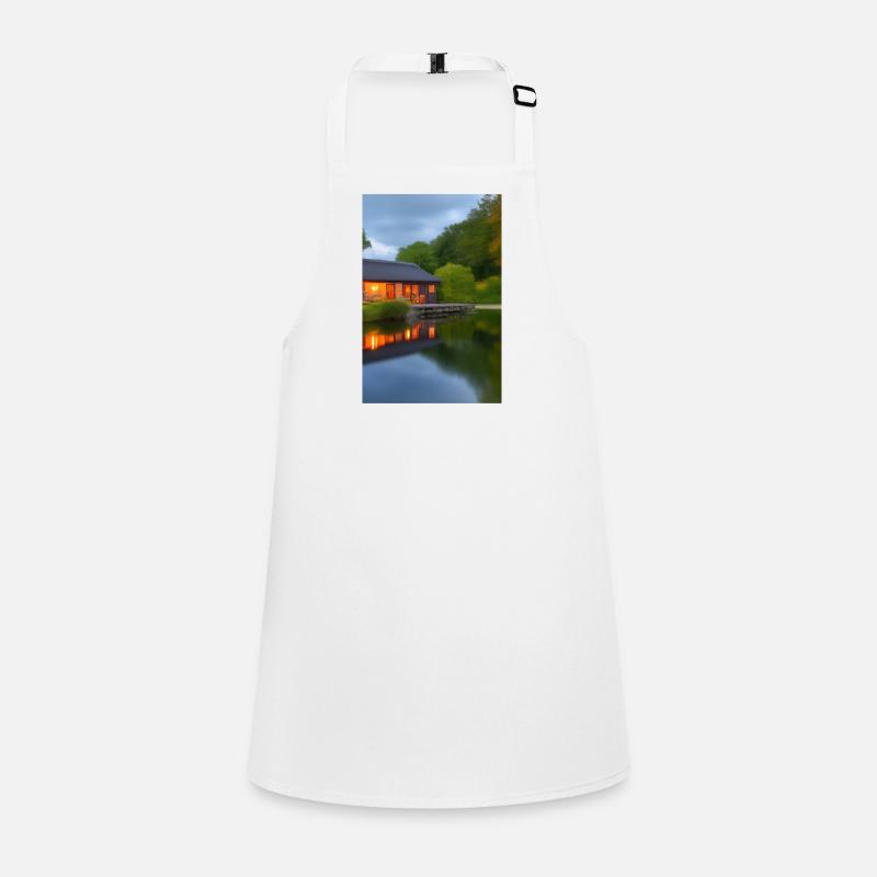 Charming lakeside cabin Children's Apron
