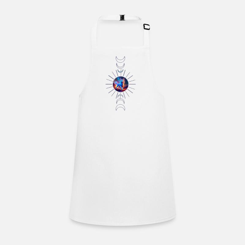Wonderful blue cat. Children's Apron