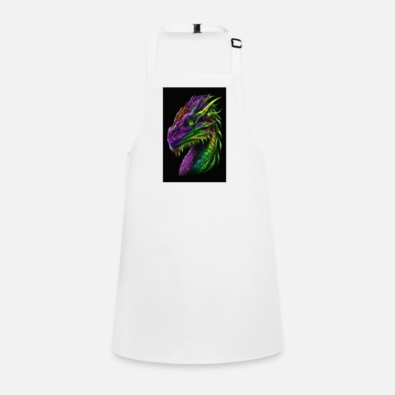 Drachen Farben Schürze für Kinder