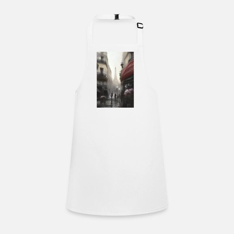 Paris in the rain Children's Apron