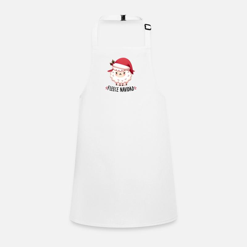 Fleece Navidad Sheep Children's Apron
