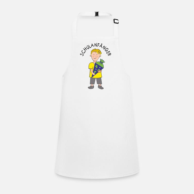 School Beginners - Boy with ABC Sugar Cone Children's Apron