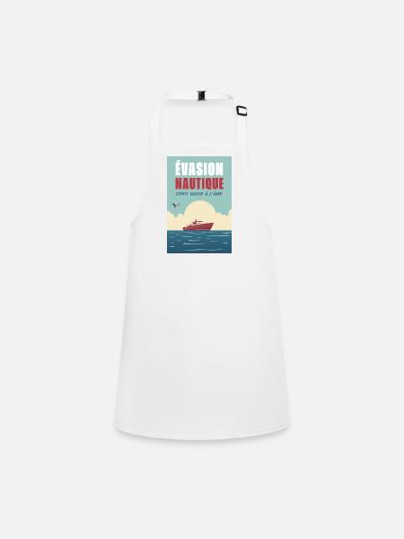 Evasion Nautique - Tablier Enfant - blanc - Devant