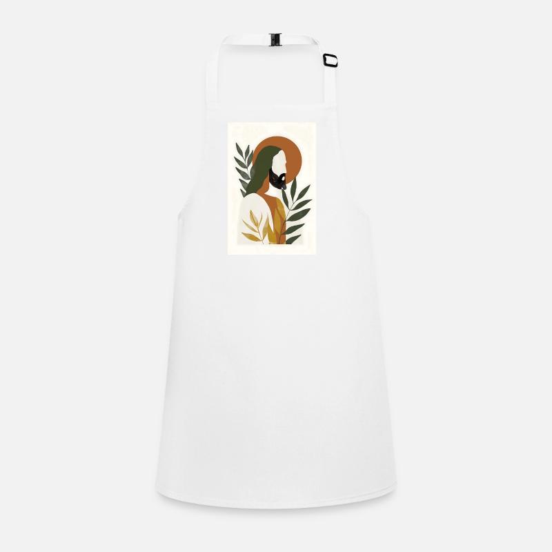 Boho Jesus Wall Art, Digital Download, Boho Children's Apron
