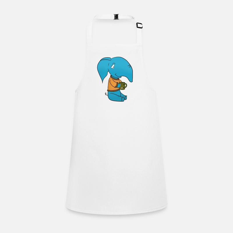 Elephant Tea Children's Apron