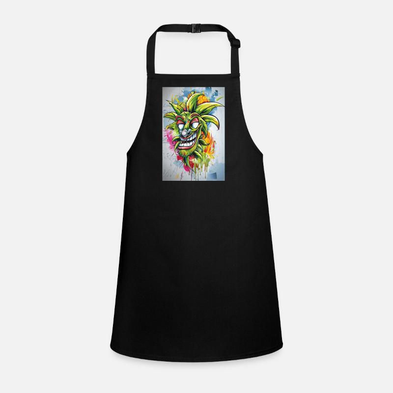 Graffiti Jester Pineapple Children's Apron