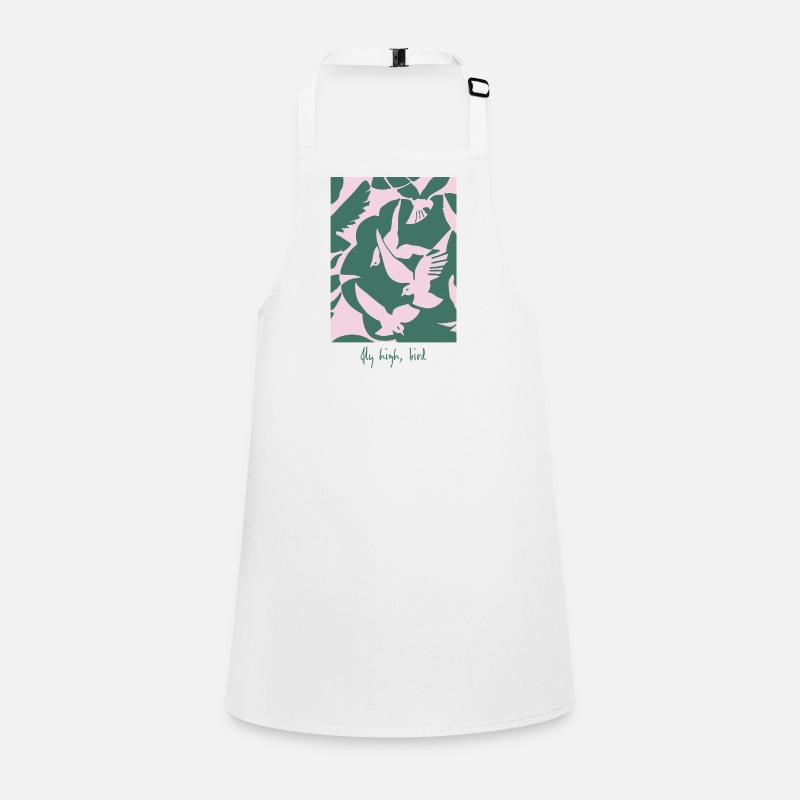 Fly High, Bird – Elegant Bird Design Children's Apron